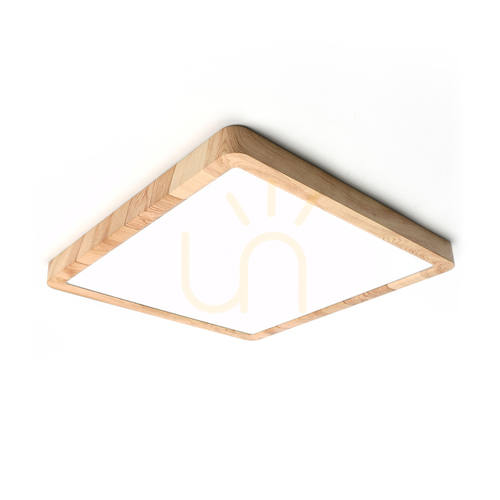 Sprawdź Plafon Italux LED 24W drewno opalowy 30 cm IP44 PLF-63827-300L-24W-WO