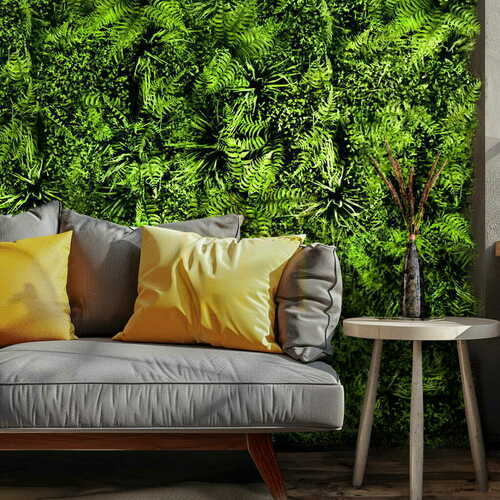 Sprawdź Sztuczna zielona mata Green Designers Paprotka GD 636, 50 × 50 cm