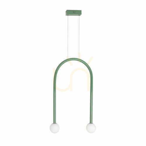 Sprawdź Lampa wisząca Max Light Enigma P0522 zielona 2-punktowa 40 cm