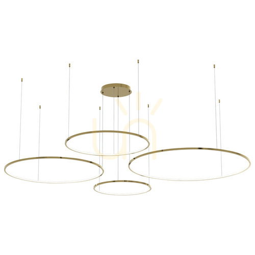 Sprawdź Złota Lampa Wisząca Saturno Gold 120 W Led