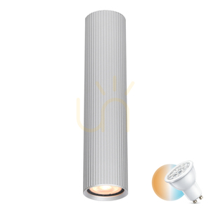 Lampa natynkowa Italux Rilok srebrna aluminium GU10 CLN-83920-M-ALU small 0