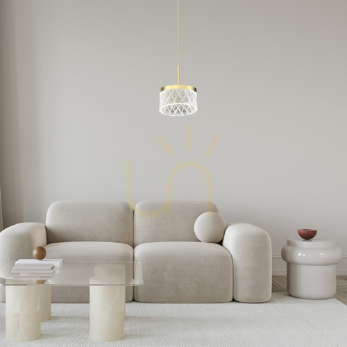 Sprawdź Złota lampa wisząca LED Milagro ELEGANCE ML0995 9 W 500 lm 4000 K