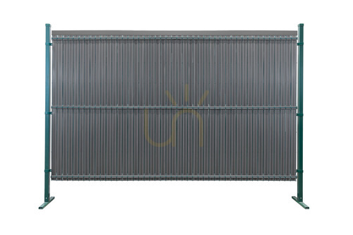 Sprawdź Listwy Ogrodzeniowe Pionowe Szerokie 123x250cm RD03 Antracyt komplet