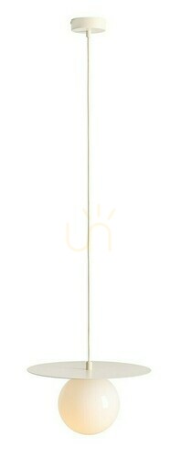 Sprawdź Lampa wisząca Aldex Loop Cream S beżowa metal szkło 1125G9_S