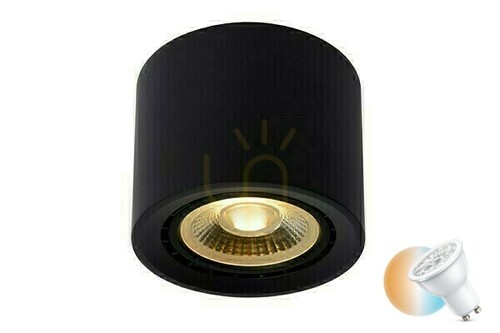Sprawdź Downlight Lucide Fedler czarny LED GU10 12W CCT 12 cm 09921/12/30