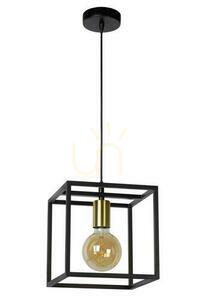 Lampa wisząca Lucide RUBEN czarna złota metalowa vintage 22 cm 00424/01/30 small 1