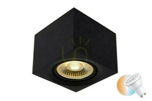 Downlight Lucide Fedler czarny LED 12W GU10 CCT 820 lm 12 cm wyglądujemy? small 0
