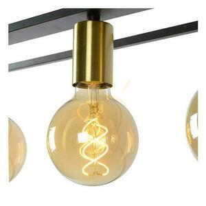 Lampa wisząca Lucide RUBEN 4xE27 czarna złoto vintage 92 cm 00424/04/30 small 5