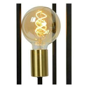 Lampa podłogowa Lucide RUBEN czarna złota 3xE27 metal vintage 00724/03/30 small 5