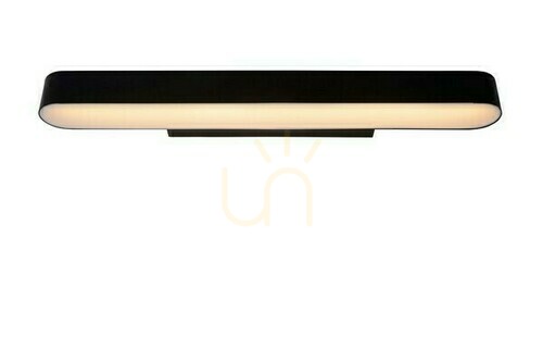 Sprawdź Kinkiet LED Lucide Madelon czarny IP44 szkło 60 cm 9W 450 lm 2700K 04209/12/30