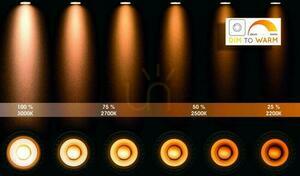 Downlight Lucide Nigel czarny LED GU10 CCT 5W 320 lm IP20 small 4