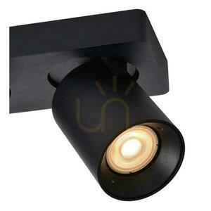 Downlight Lucide NIGEL 3x GU10 LED czarny aluminium IP20 30 cm small 5
