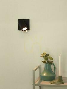 Kinkiet i spot sufitowy Lucide GRONY czarny ze złotym akcentem LED GU10 5 W 10 cm 17998/05/30 small 2