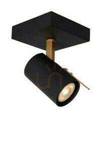 Kinkiet i spot sufitowy Lucide GRONY czarny ze złotym akcentem LED GU10 5 W 10 cm 17998/05/30 small 6