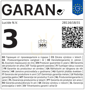Plafon łazienkowy LED Lucide BRICE-LED biały 18 cm IP44 12 W 28116/18/31 small 7