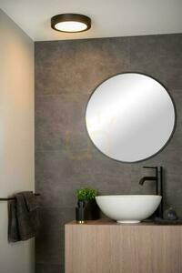 Plafon LED łazienkowy Lucide BRICE-LED czarny IP44 24 cm 15W 989 lm small 2