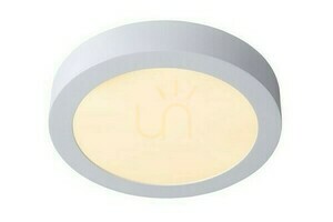 Plafon łazienkowy LED Lucide BRICE-LED biały IP44 24 cm 15W 989 lm 3000K 28116/24/31 small 0