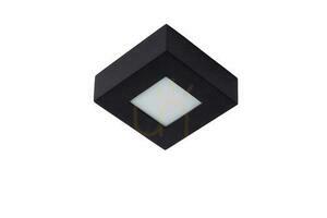 Plafon łazienkowy LED Lucide BRICE-LED czarny IP44 8W 3000K 28117/11/30 small 1