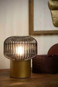 Lampa stołowa Lucide Jany złota szklana 18 cm E14 78595/01/02 small 3