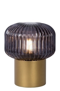Lampa stołowa Lucide Jany złota szklana 18 cm E14 78595/01/02 small 0