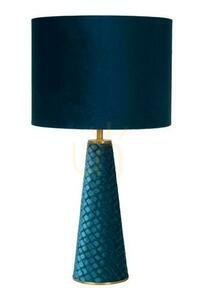 Lampa stołowa Lucide Extravaganza Velvet 10501/81/37 retro metal bawełna E27 47 cm small 1