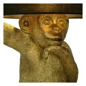Lampa stołowa Lucide EXTRAVAGANZA CHIMP 10502/81/30 E14 małpa złota, klosz czarny, 45 cm small 7
