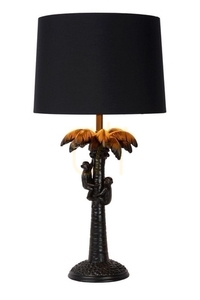 Lampa stołowa Lucide Extravaganza Coconut czarna E27 50 cm small 0