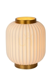 Lampa stołowa Lucide GOSSE biała porcelanowa Japandi 13535/24/31 small 0
