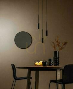 Lampa wisząca Lucide TUBULE czarna LED 26 cm aluminiowa 24401/21/30 small 2