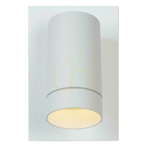 Sprawdź Kinkiet zewnętrzny Lucide TAYLOR biały aluminiowy z czujnikiem ruchu 09831/01/31