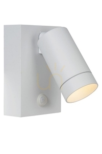 Kinkiet zewnętrzny Lucide TAYLOR biały aluminiowy z czujnikiem ruchu 09831/01/31 small 4