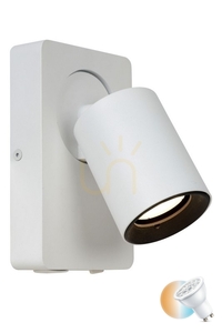 Kinkiet Lucide NIGEL biały LED GU10 CCT 5W aluminium 09929/06/31 small 0