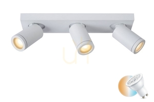 Plafon łazienkowy Lucide Taylor biały IP44 LED GU10 3-punktowy small 0