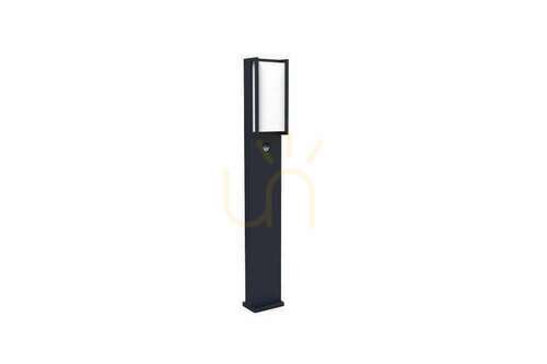 Sprawdź Słupek oświetleniowy Lutec Qubo 7193004118 antracyt LED 16W z czujnikiem ruchu