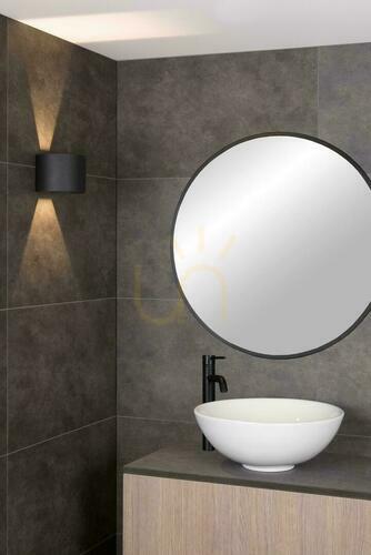 Sprawdź Kinkiet łazienkowy Lucide AXI czarny LED 2x3,5W 2700K IP54 69201/06/30