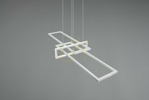 Sprawdź Lampa wisząca LED Trio SALINAS 320310331, biała matowa, 110 cm, 4000 K