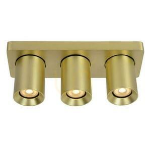 Plafon Lucide NIGEL 3xGU10 złoty aluminium 30 cm LED CCT 09929/15/02 small 2