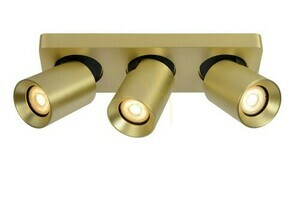 Plafon Lucide NIGEL 3xGU10 złoty aluminium 30 cm LED CCT 09929/15/02 small 7