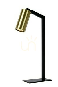 Lampa stołowa biurkowa Lucide SYBIL czarna stal GU10 43 cm 45599/01/30 small 0