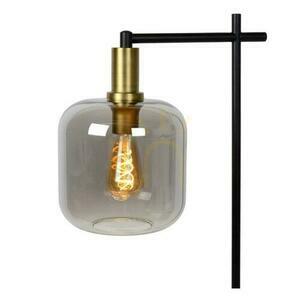 Lampa podłogowa Lucide Joanet dymione szkło stal 150 cm E27 45794/01/65 small 2