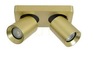 Plafon Lucide NIGEL 2xGU10 złoty aluminium 10 cm 09929/10/02 small 1