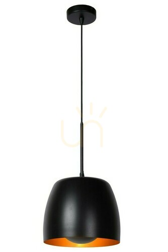 Sprawdź Lampa wisząca Lucide NOLAN czarna metalowa E27 24 cm 30488/01/30
