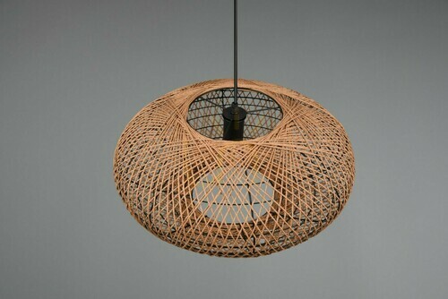Sprawdź Lampa wisząca Trio HEDDA 312300136 – naturalny sizal, 52 cm