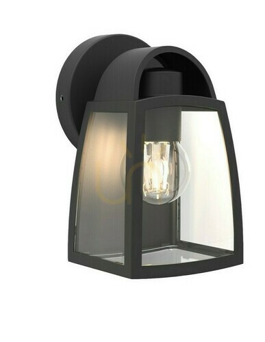 Sprawdź Kinkiet zewnętrzny Lutec Kelsey 5273702012 czarny E27 aluminium szkło 20 cm