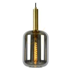 Lampa wisząca Lucide Joanet 3xE27 szara złota szkło metal 110 cm small 4