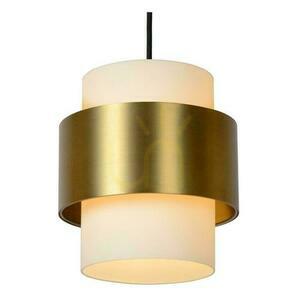 Lampa wisząca Lucide Firmin 3xE27 złota szkło stal retro 110 cm small 3