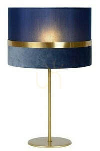Lampa stołowa Lucide Extravaganza Tusse niebieska złota 50 cm E27 small 0