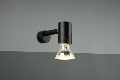 Sprawdź Lampa do lustra Trio LORENZO 283500132, czarna matowa, 1 × GU10, IP44
