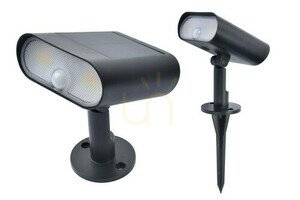 Lampa solarna wbijana Lutec GINBO 6938405330 czarna LED RGB 7W IP44 small 0