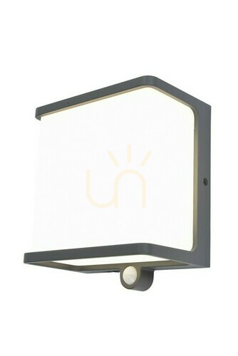 Sprawdź Kinkiet solarny Lutec DOBLO 6943701125 LED 12W 1000 lm 4000K IP44 czujnik ruchu szary